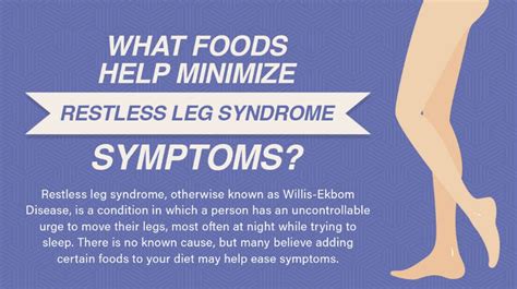 What Foods Help Minimize Restless Leg Syndrome Symptoms