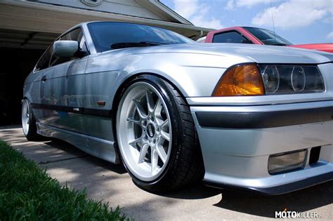 In today's video i put my new style 66 wheels. BMW E36 na BBS RK