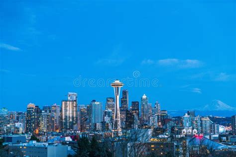 Seattle Cityscape Editorial Photo Image Of Cityscape 126186021
