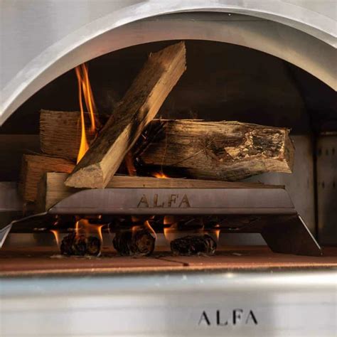 Alpha 5 Minuti 23 Inch Outdoor Countertop Wood Fired Pizza Oven