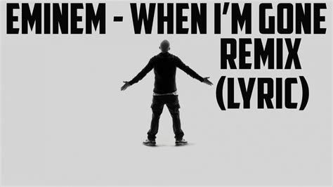 Eminem - When I'm Gone Remix (Lyric Video) (Bass Boosted) - YouTube
