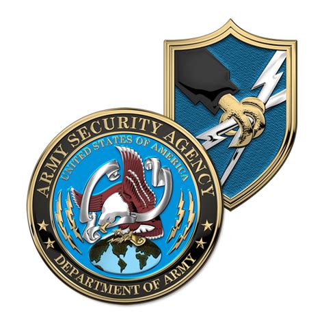 Military Insignia 3d Us Army Security Agency Asa By Serge