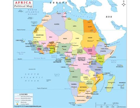 Detailed Map Of Africa With Countries