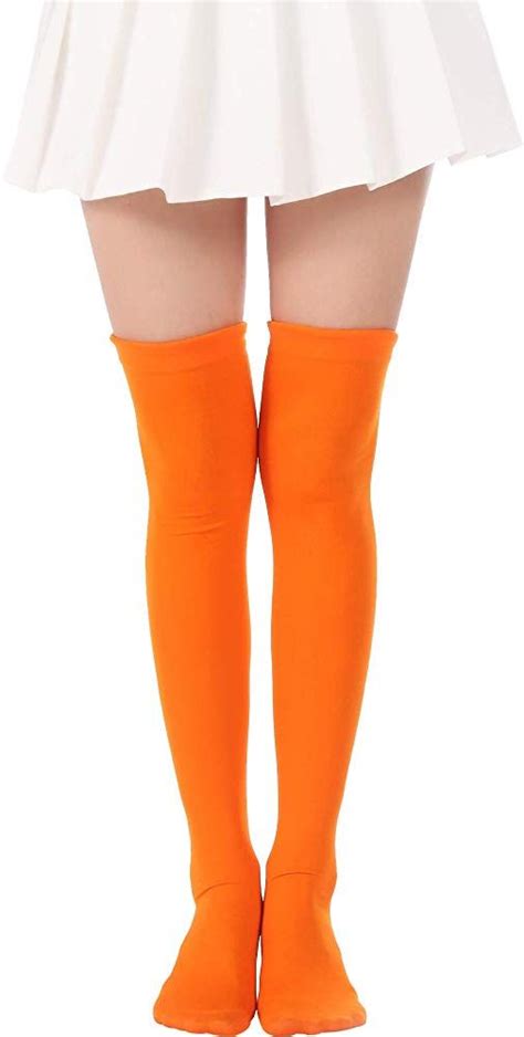 Jasmino Over Knee Long Stockings Solid Thigh High Socks