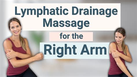 right arm lymphedema massage full manual lymphatic drainage massage by a lymphedema therapist