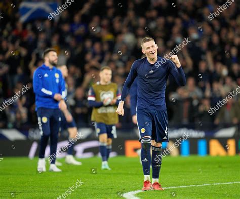 Scott Mctominay Scotland Celebrates After Final Whistle Editorial Stock