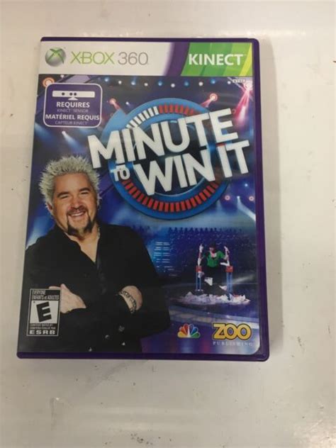 Minute To Win It Microsoft Xbox 360 2011 Ebay