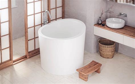 10 небольших отдельно стоящих ванн для миниатюрных ванных комнат