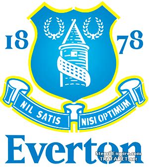 Welcome to the official everton football club youtube channel. Wappen des Fußballverein Everton • Matrize zum Malen • im ...