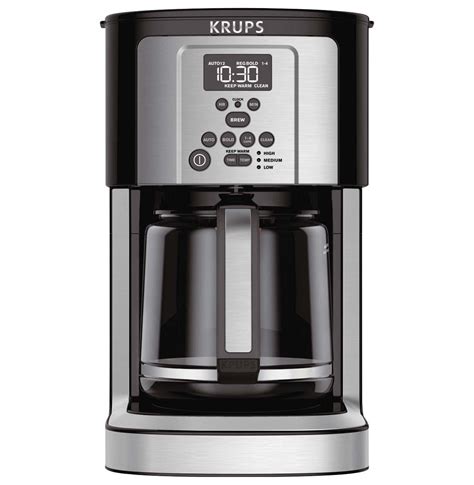 Krups 14 Cup Stainless Steel Thermobrew Programmable Coffee Maker