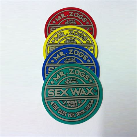 4 X Mr Zogs Sex Wax Stickers 3 Surf Stickers St Vedas Surf Shop Free