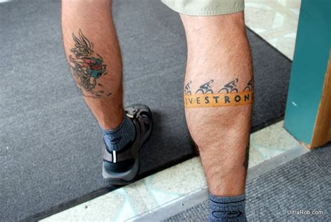 Livestrong Tattoos For Guys Leg Tattoos Tattoos
