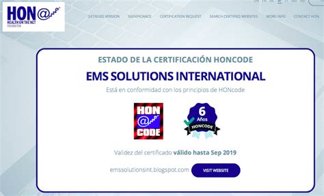 Ems Solutions International By Drramonreyesmd Marca Registrada Ems