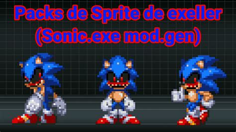 Pack De Sprites De Exeller Sonic Exe Modgen Youtube
