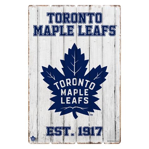 With the maple leaf learning library, you can download activities, crafts, flashcards, worksheets, games, books, and music to help you and your. Toronto Maple Leafs 24x16 Established Faux Wood Sign ...