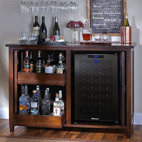 Ideas Wine Bar With Refrigerator Plus Wine Barrel Refrigerator Ideas