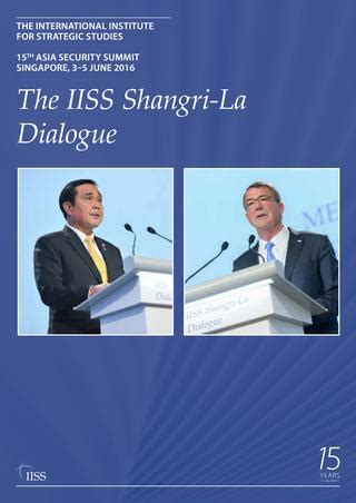 China considers taiwan a renegade province. IISS Shangri La Dialogue 2016 by International Institute ...