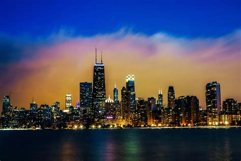 🚀 Scorched Chicago Skyline Sunset Chicago Il July 23rd Flickr