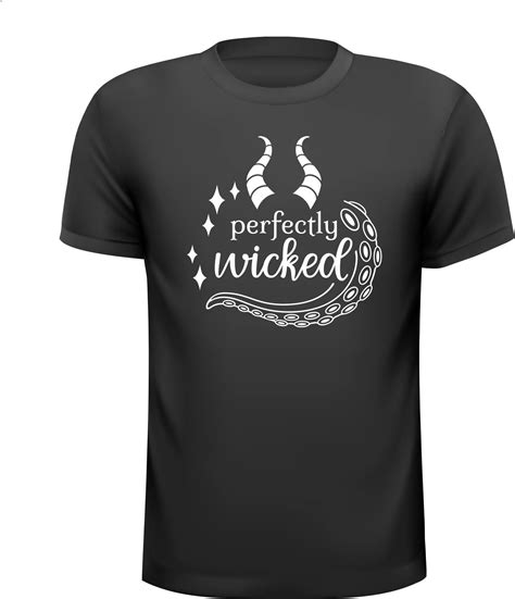 T Shirt Perfectly Wicked Halloween Perfect Slecht