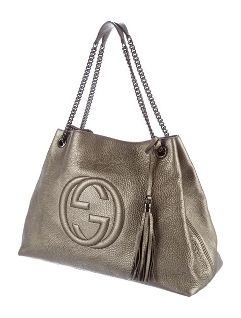 Check out our gucci soho shoulder selection for the very best in unique or custom, handmade pieces from our shops. Gucci Soho Chain Large Shoulder Bag - Handbags - GUC155359 ...