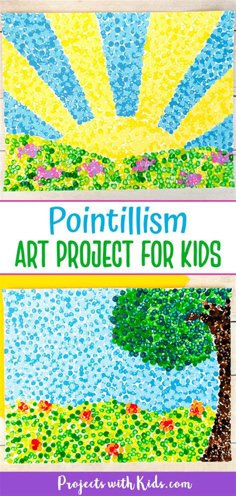 Pointillism Project Art For Kids Pointillism Visual A