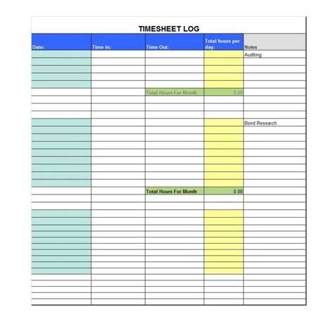 40 Free Timesheet Templates In Excel Template Lab With Regard To