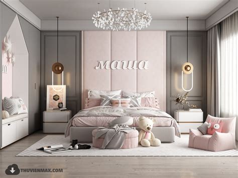 3d Model Interior Children Room 14 Free Download By Huyhieulee