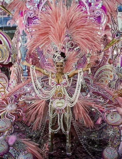Unbelievable Outfit Winner Rio Carnival Parade Incredible Feathers Flowers Fans And Frills