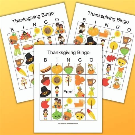 Thanksgiving Bingo Printable Pdf Printable World Holiday