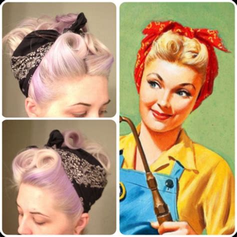 Bandana Hairstyles Short 1950s Hairstyles Short Hairstyles For Women