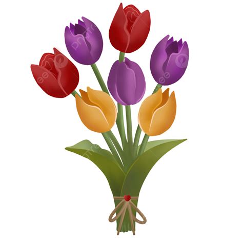 Un Ramo De Hermosos Tulipanes Png Hermosos Tulipanes Tulipanes De