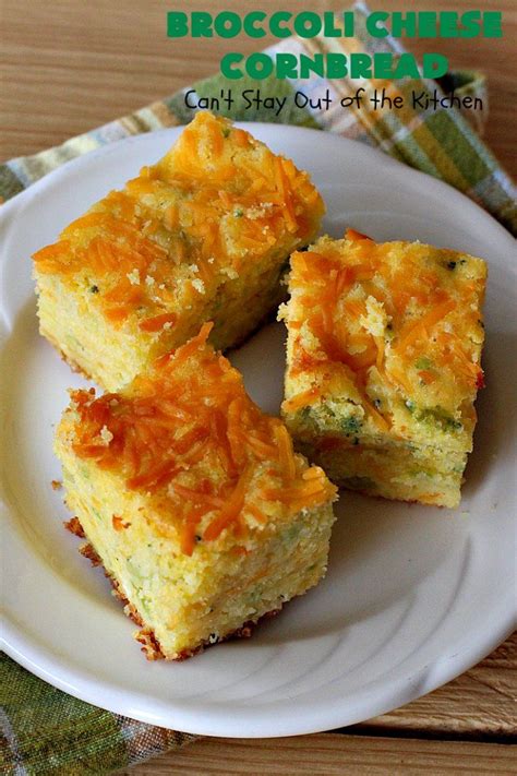 Pour the corn bread batter evenly over the broccoli florets. Broccoli Cheese Cornbread | Recipe in 2020 | Sweet ...