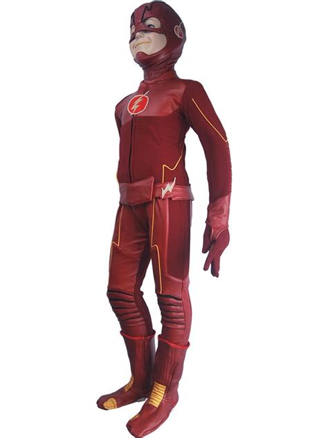 Déguisements Costumes Barry Allen Costume The Flash Saison 4 Cosplay Costume Outfit Masque Set