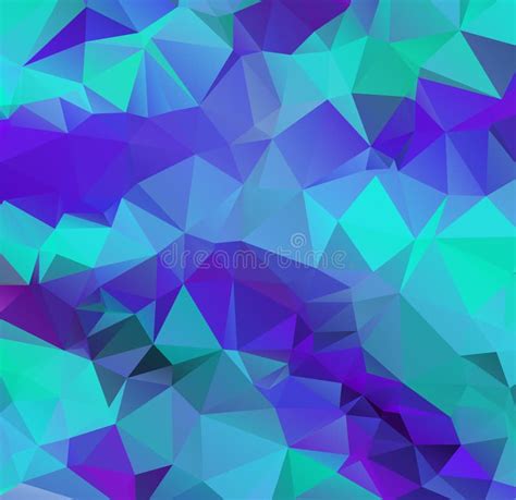 Abstract Geometric Polygonal Background Triangle Low Poly Pattern