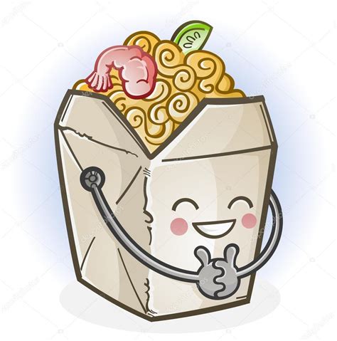 Cartoon Chinese Food