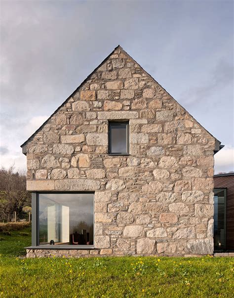 Derelict Stone Buildings Restored And Contemporized Into A Scottish