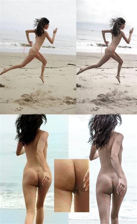 Kendall Jenners Pics Before And After Retouching 24 Photos The Fappening