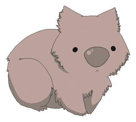 Wombat Cute Wombat Cartoon Drawings Of Animals Cute Cartoon Animals