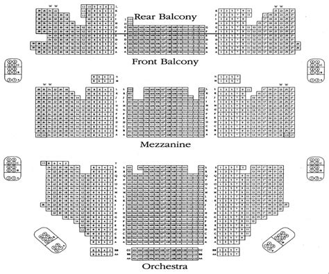 Seating Charts Shubert Theatre New Haven