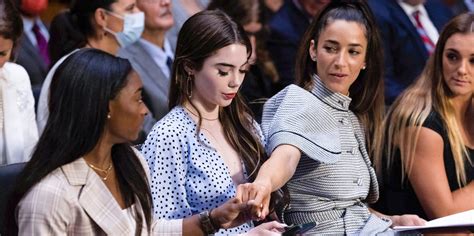 Touching Photo Shows Aly Raisman Supporting Simone Biles As US Gymnasts