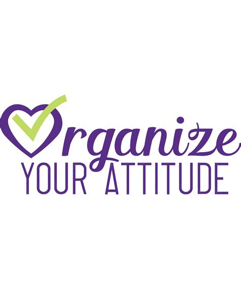 Organize Your Attitude Die Cut Vinyl Stickers 3″x15″ Simply Convivial