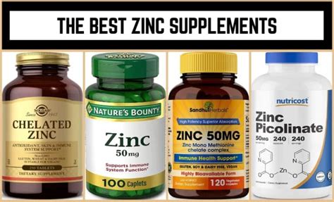 The 10 Best Zinc Supplements March 2024 Jacked Gorilla