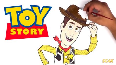 How To Draw Woody From Toy Story 4 Youtube