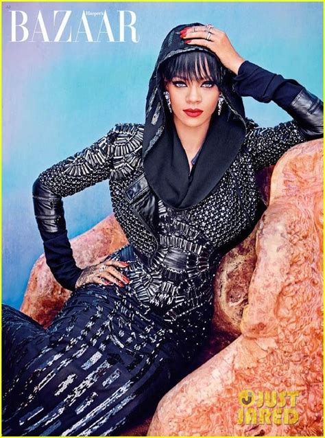 Rihanna Covers Up In Style For Harpers Bazaar Arabia Photo 3143644