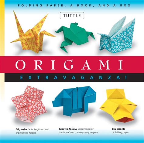 Origami Extravaganza Folding Paper A Book And A Box Origami Kit