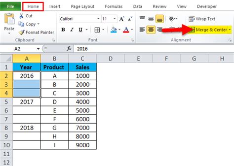 Merge Cells In Excel Examples How To Merge Cells In Excel
