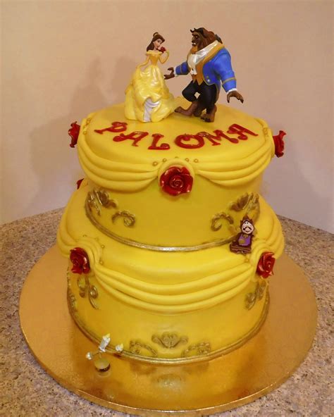 Beauty And The Beast Cake For My Niece Cake Desserts Beauty And