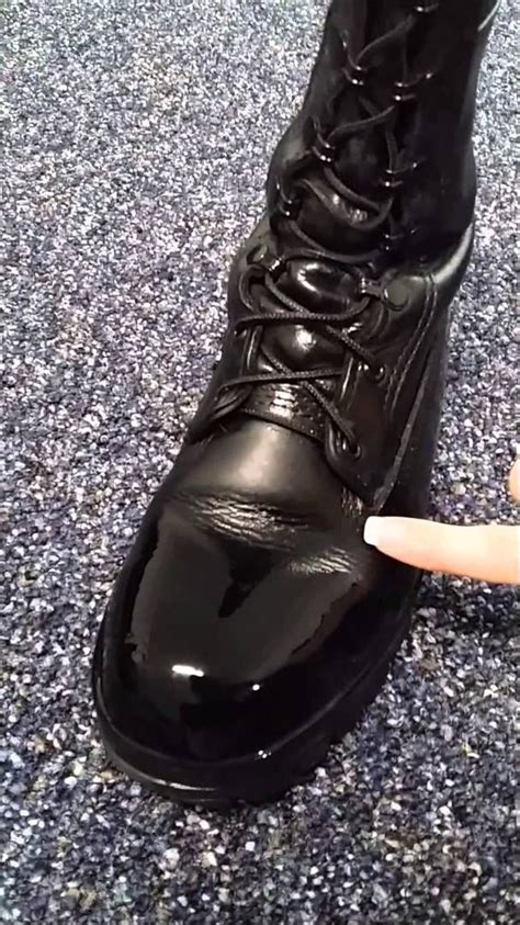 Us Navy Boot Shining Trick How To Make Boots How To Make Leather