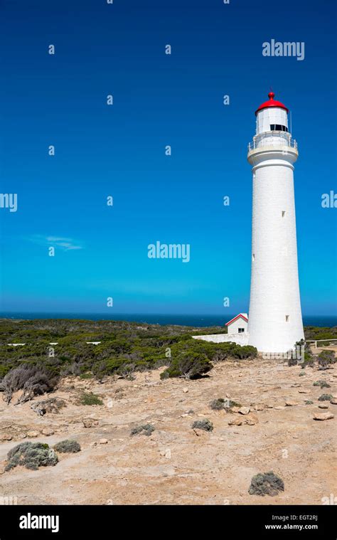 The Cape Nelson Lighthouse Near Portland Victoria Australia Stock Photo