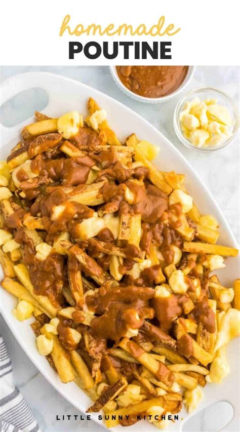 Homemade Canadian Poutine Recipe Little Sunny Kitchen